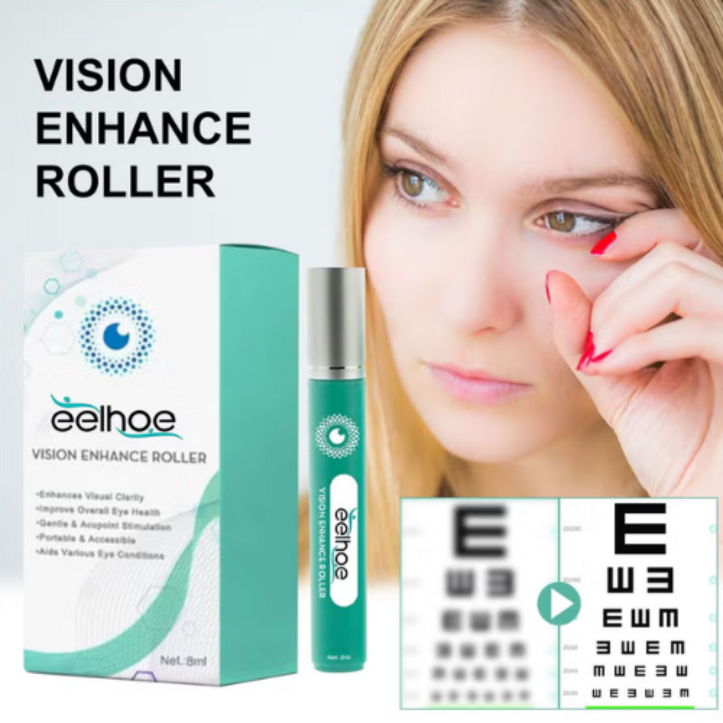 Vision enhance roller