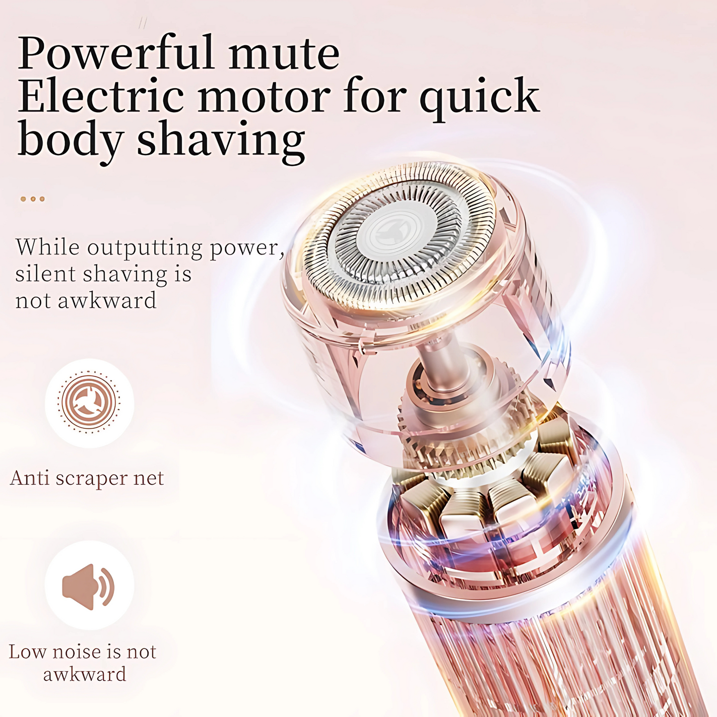 Rechargeable Razor Body Hair Trimmer Wet & Dry Use