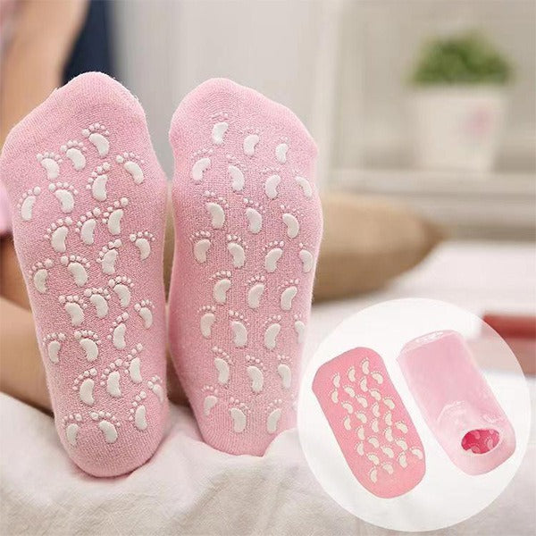 Moisturizing Knitted Ankle Gel Socks – Soft Heels, All Day Comfort