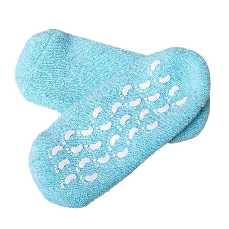 Moisturizing Knitted Ankle Gel Socks – Soft Heels, All Day Comfort