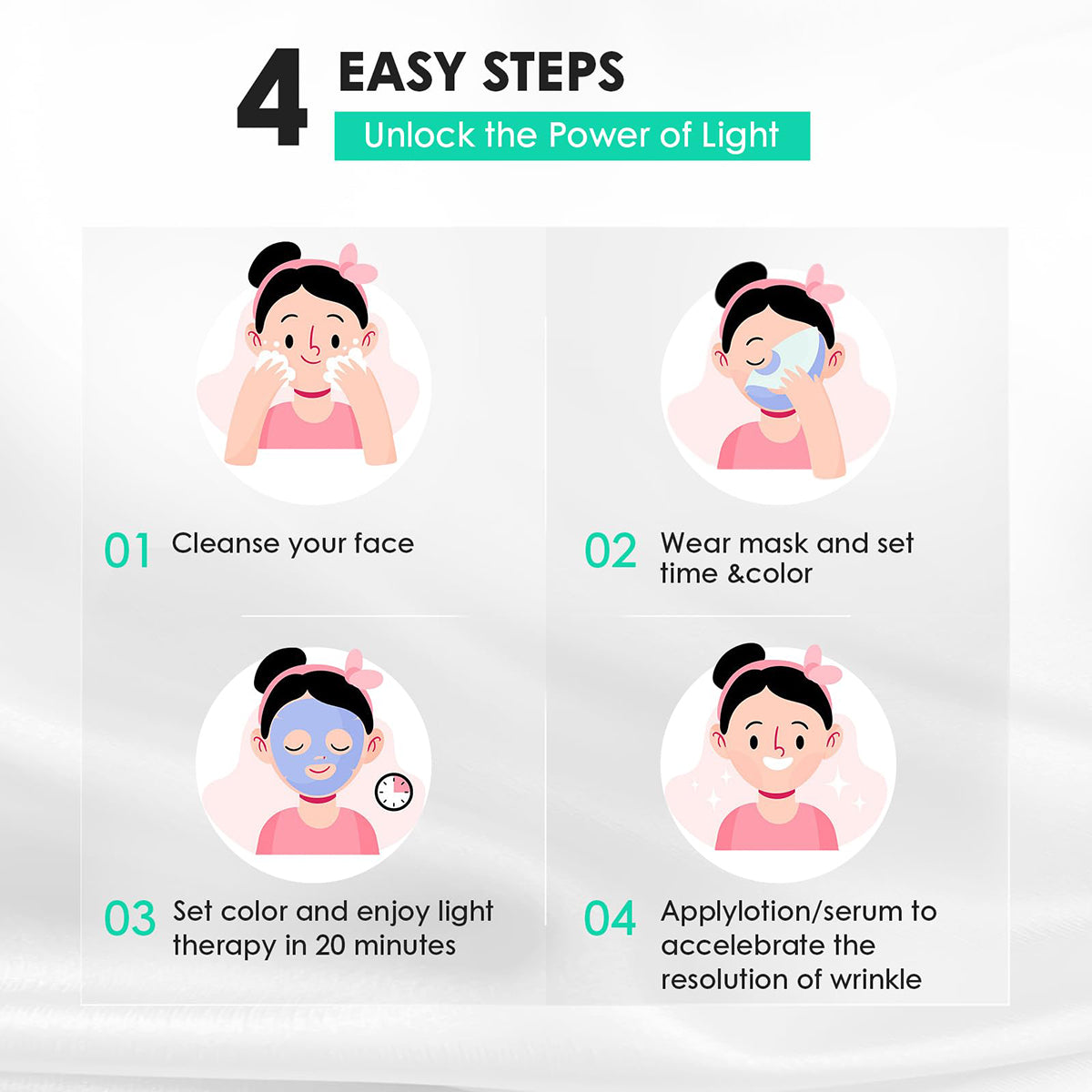 LED Light Therapy Face Mask – Rejuvenate, Brighten & Clear Your Skin