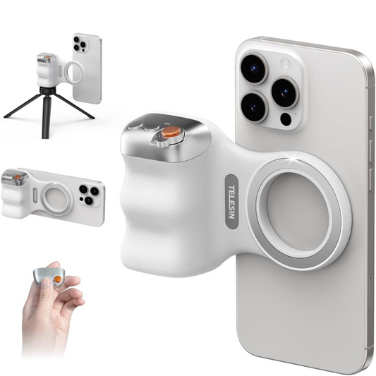 Fun Shot Magnetic Phone Camera DSLR Style Shutter Grip