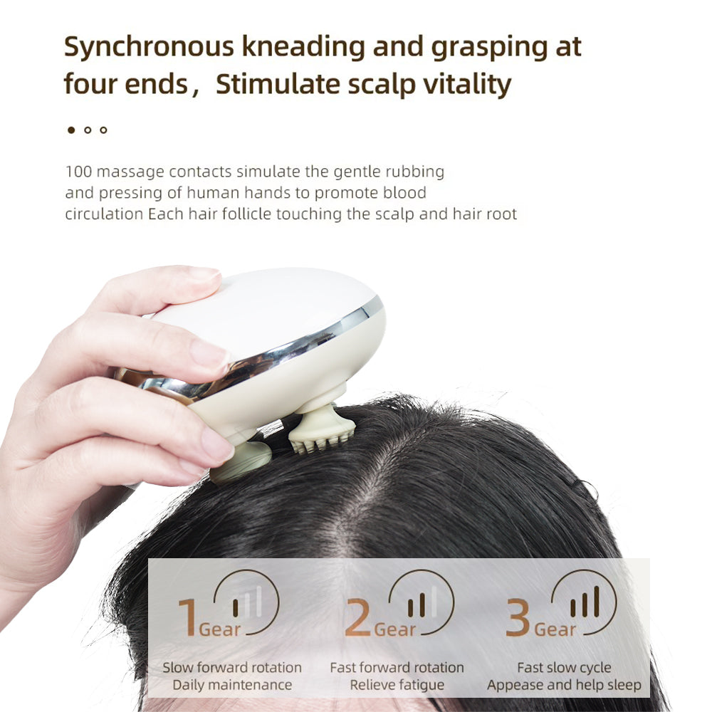 Electric Heated Scalp Massager – Relaxation That Travels With You