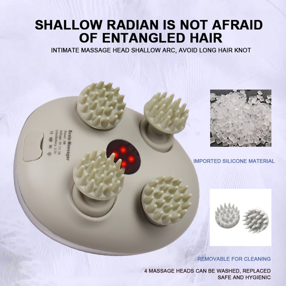 Electric Heated Scalp Massager – Relaxation That Travels With You